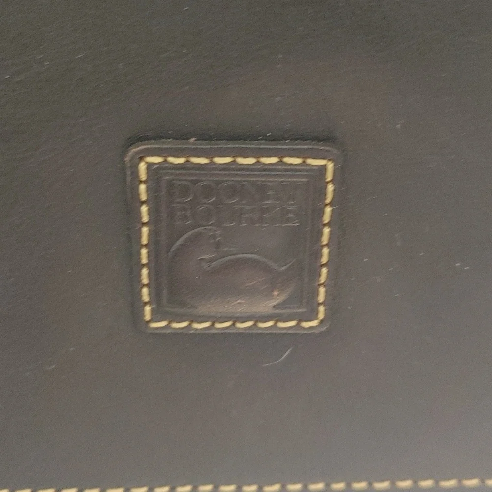 Dooney & Bourke Cross Body Leather Dark Brown Bag - Picture 2 of 5